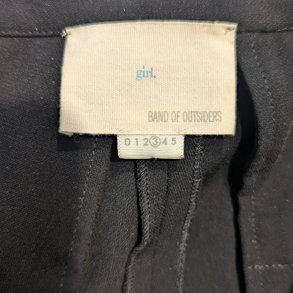 Band Of Outsiders Women's Black Trousers Size 8 - Picture 7 of 8